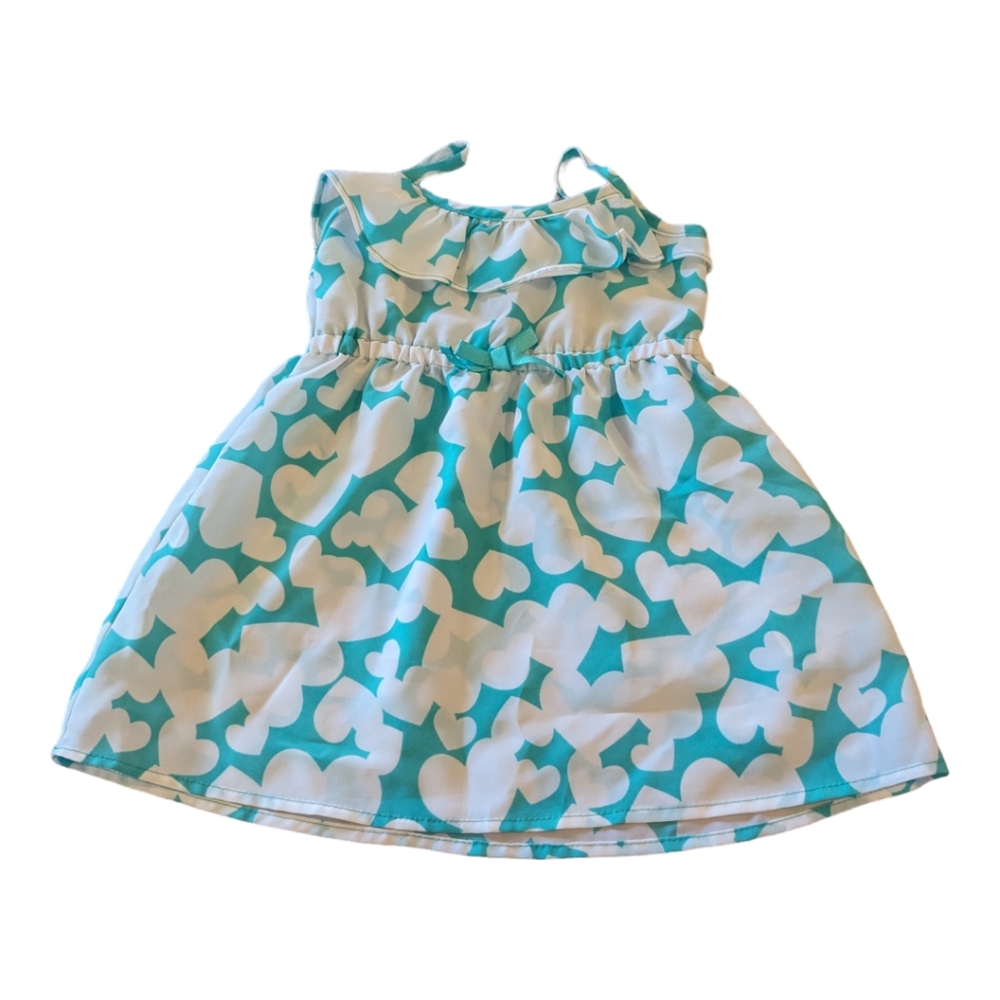 🏖️3/$20 Summer Sale🏖️Healthtex Heart Patterned Sleeveless Dress